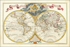 World Map By Guillaume De L'Isle / Philippe Buache