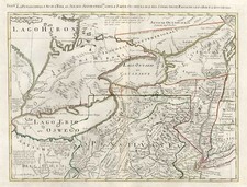 Mid-Atlantic, Midwest and Canada Map By Antonio Zatta