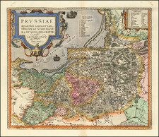 Poland and Baltic Countries Map By Abraham Ortelius