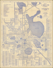 Florida Map By F. B. Dolph