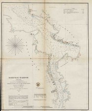 Mid-Atlantic and Southeast Map By U.S. Coast Survey