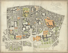 Paris and Île-de-France Map By Jacques-Germain Soufflot / George Louis Le Rouge