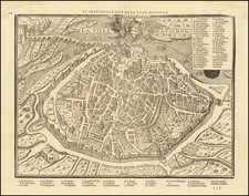 Sud et Alpes Française Map By Francois De Belleforest