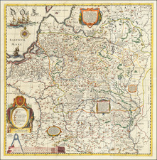 Poland, Russia, Ukraine and Baltic Countries Map By Willem Janszoon Blaeu / Hessel Gerritsz