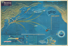 Europe, Mediterranean, Pictorial Maps and World War II Map By Educational Service Section / U.S. Navy