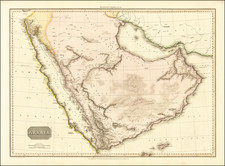 Middle East and Arabian Peninsula Map By John Pinkerton