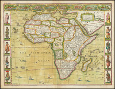 Africa Map By John Speed