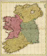 Ireland Map By Gerard & Leonard Valk