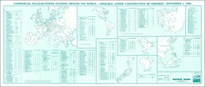 World, Europe, Russia, Japan, India, Southeast Asia, Africa and America Map By Nuclear News