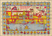 India and Pictorial Maps Map By Anonymous