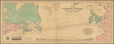 Northern Hemisphere, Atlantic Ocean and United States Map By Korff Brothers