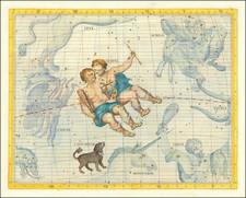 Celestial Maps Map By John Flamsteed