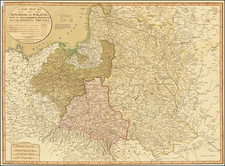 A New Map Of The Kingdom of Poland  with all its Divisions and The Dismember'd Provinces
