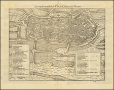 Nord et Nord-Est Map By Francois De Belleforest