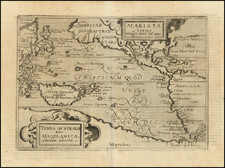 Australia & Oceania, Pacific, Australia, Oceania and America Map By Johannes Matalius Metellus