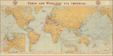 World Map By Edward Stanford