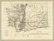 Washington Map By U.S. General Land Office / C. Roeser