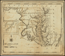 Maryland Map By Joseph Scott