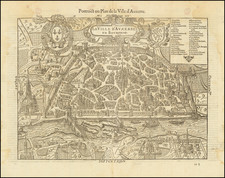 Other French Cities and Centre et Pays de la Loire Map By Francois De Belleforest