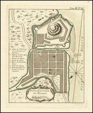 Southeast Asia Map By Jacques Nicolas Bellin