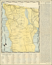 Baja California Map By A. Orozco