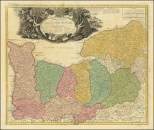 Normandie Map By Homann Heirs