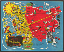 Pictorial Maps and California Map By Oren Arnold