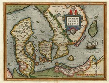 Europe and Scandinavia Map By Abraham Ortelius