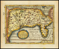 Florida, South and Southeast Map By Pierre Du Val