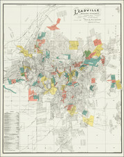 Colorado and Colorado Map By Charles F. Saunders