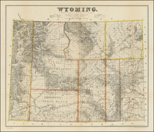 Wyoming Map By G.L. Holt