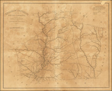 South Carolina Map By Robert Mills