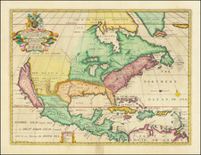 North America and California as an Island Map By Edward Wells