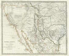 Texas, Southwest, Rocky Mountains and California Map By SDUK