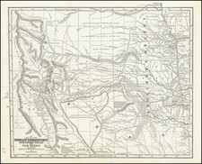 Texas, Plains, Southwest and Rocky Mountains Map By Josiah Gregg