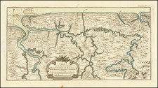 Guianas & Suriname Map By Jacques Nicolas Bellin