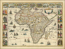 Africa Map By Willem Janszoon Blaeu