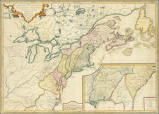 United States, New England, Mid-Atlantic, Southeast, Midwest and Canada Map By S.G. Longchamps