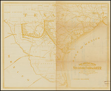 Texas Map By Anonymous