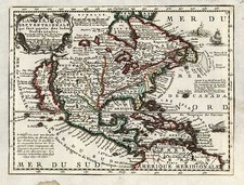 North America Map By Jacques Chiquet