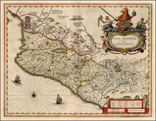 Mexico Map By Willem Janszoon Blaeu