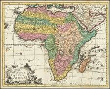 Africa Map By Georg Christoph Kilian