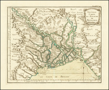 India Map By Jacques Nicolas Bellin