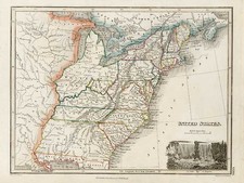 United States Map By John Thomson  &  John Wyld