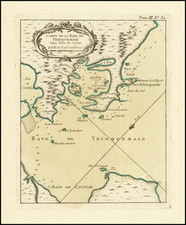 Sri Lanka Map By Jacques Nicolas Bellin