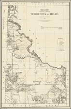 Idaho Map By General Land Office