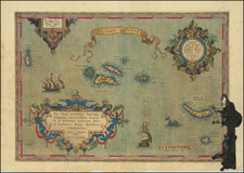 Azores Map By Abraham Ortelius