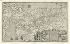 Holy Land Map By Joannes Van Deutecum