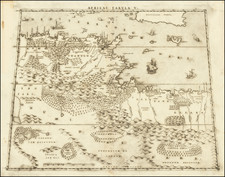 Malta and North Africa Map By Livio Sanuto