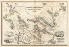 World, Polar Maps, Alaska and Canada Map By John Wyld